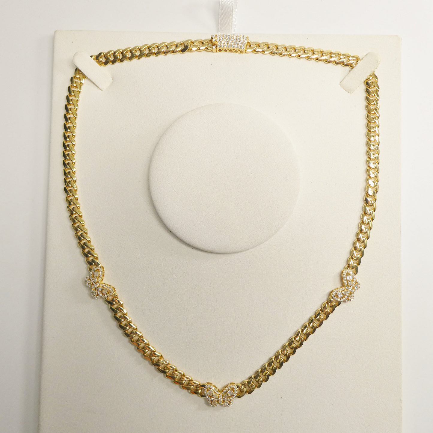 6mm Monaco Link Chain Necklace Moissanite Real 925 Sterling Silver