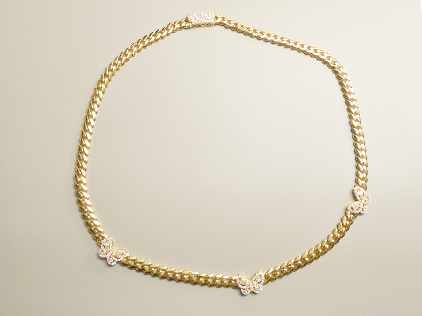 6mm Monaco link chain necklace necklace moissanite real 925 sterling silver (Copy)