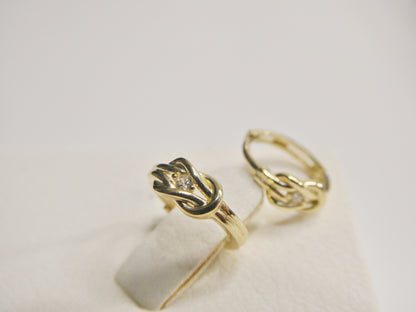 Real 10k Solid Yellow Gold Fancy Hoop Huggies Earrings