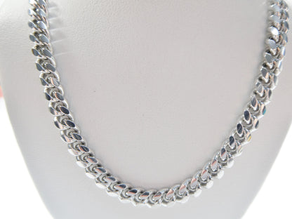 Real 925 Sterling Silver 6mm Solid Link Bracelet