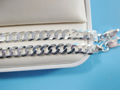 Real 925 Sterling Silver 5.6MM Italian Solid Chain Lobster Lock Clasp