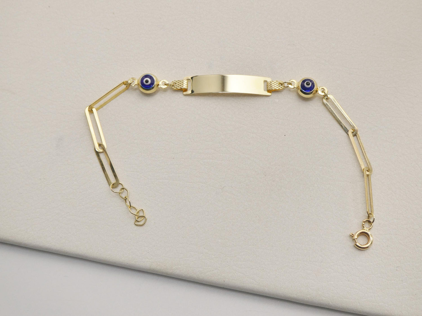 real 10k solid yellow gold baby bracelet