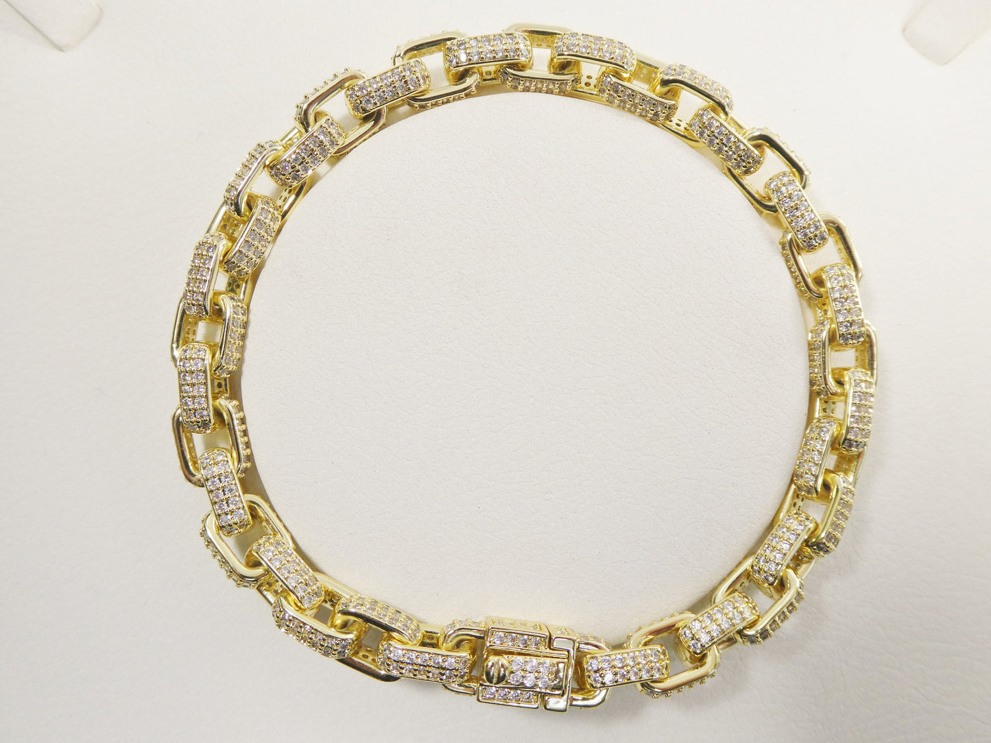 14k gold filled barrel link necklace 7.4mm  20"24" length