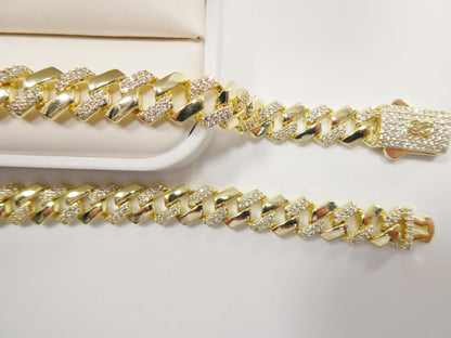 Monaco Cuban Necklace 14k Gold Filled 9mm
