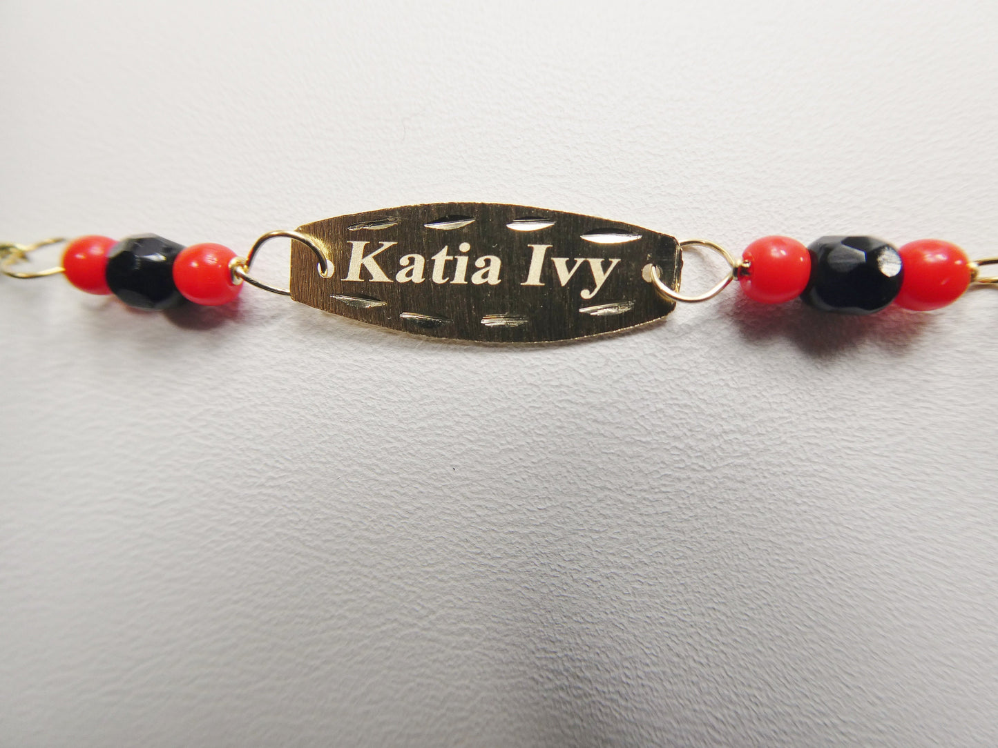 real 10k solid yellow gold 5 inch azabache boy girl baby bracelet