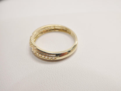 Real 10k Solid Yellow Gold Women's Classic Ring