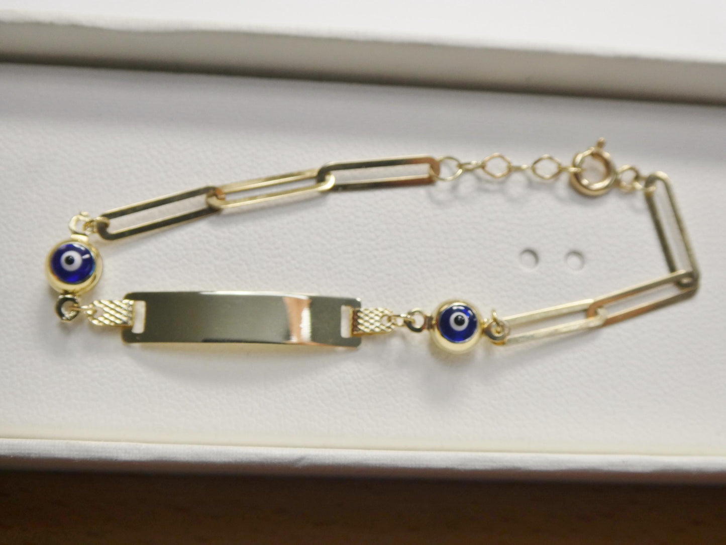 real 10k solid yellow gold baby bracelet