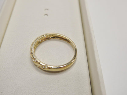 Real 10k Solid Yellow Gold Women's Classic Ring