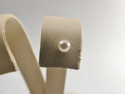 14k Real Solid Yellow Gold Pearl Nose Ring