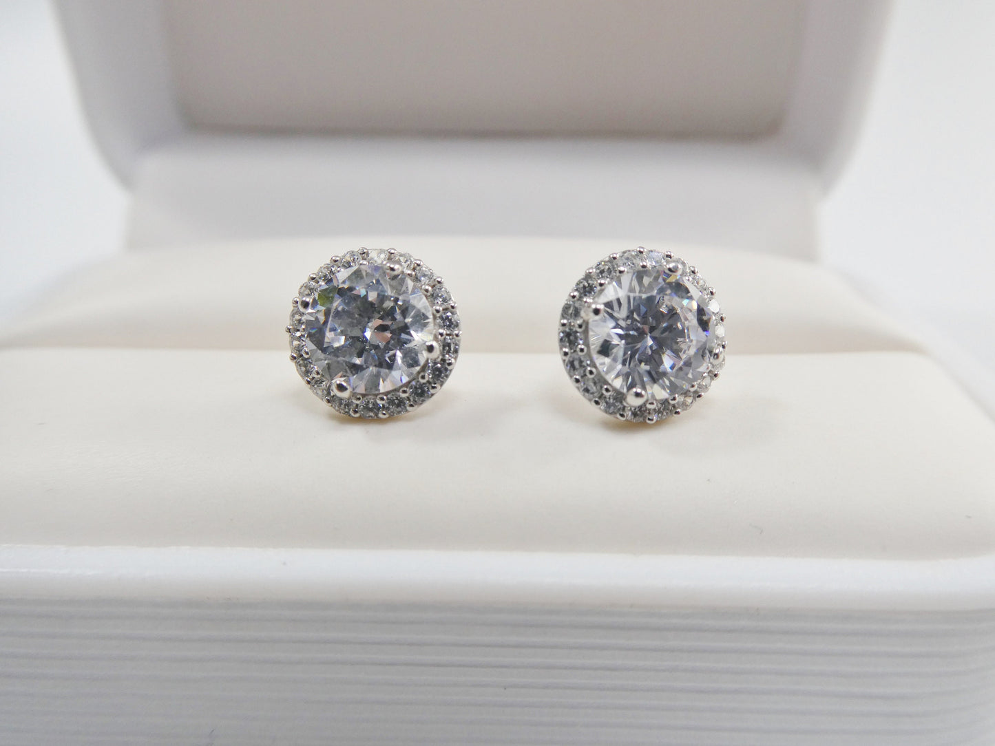 real 10k solid yellow gold push post circle stud earrings