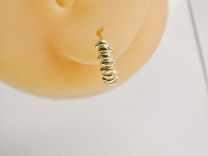 Real 10k Solid Yellow Gold Designer Earrings