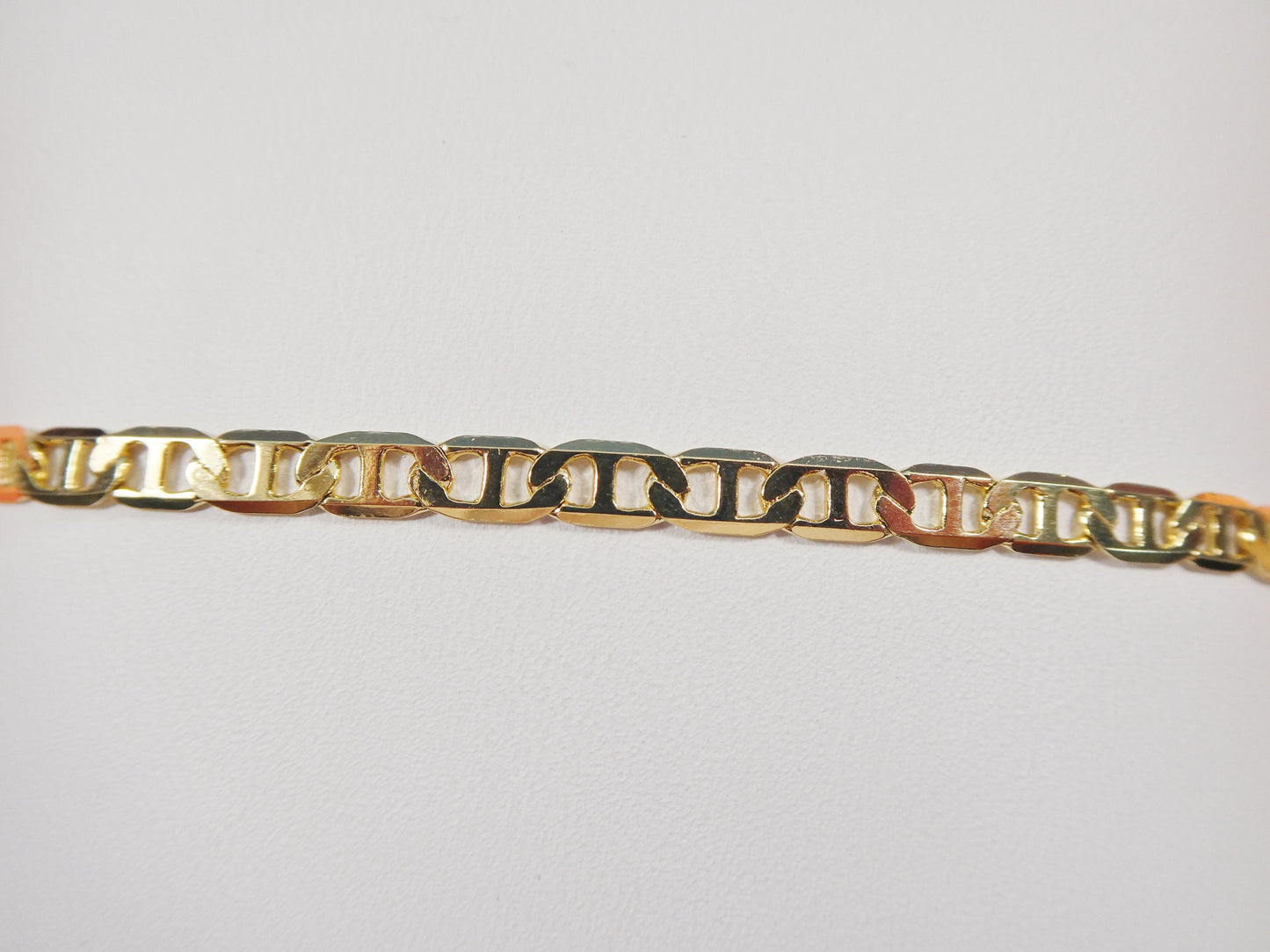 5.5 inch 18k gold filled mariner style baby bracelet