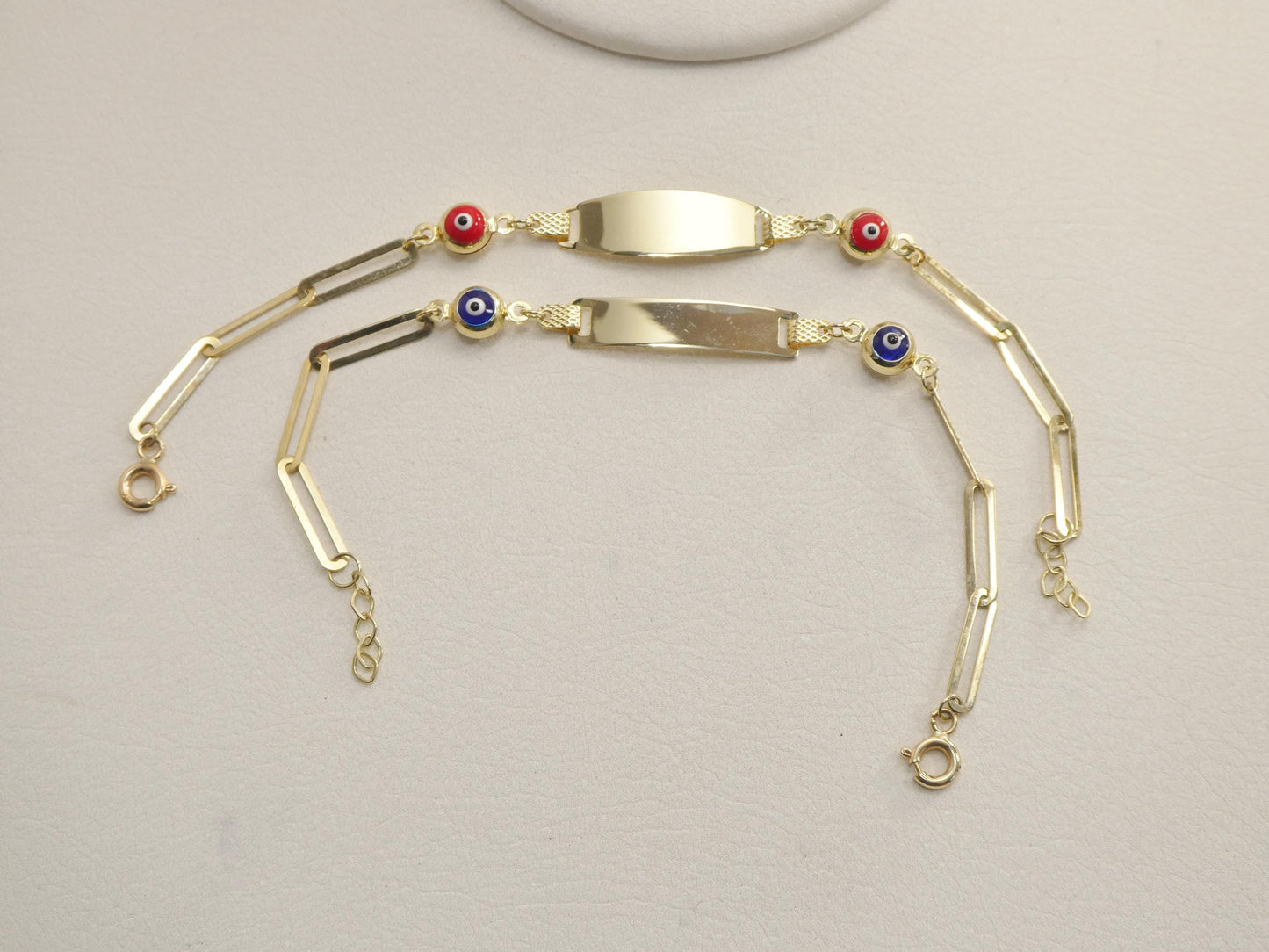 real 10k solid yellow gold baby bracelet