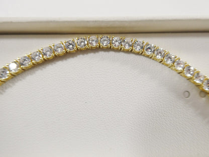 Real 925 Sterling Silver 4MM 6 INCH / 6.5 INCH Tennis Bracelet