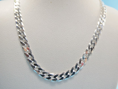 Real 925 Sterling Silver 4.50MM Italian Solid Chain Lobster Lock Clasp