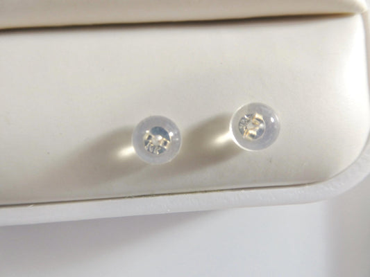 14k yellow gold silicon backing