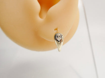 Real 10k Solid Yellow Gold Designer Earrings