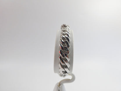 Sterling Silver Monaco Bracelet: 14k White Gold Tone, 7 inch