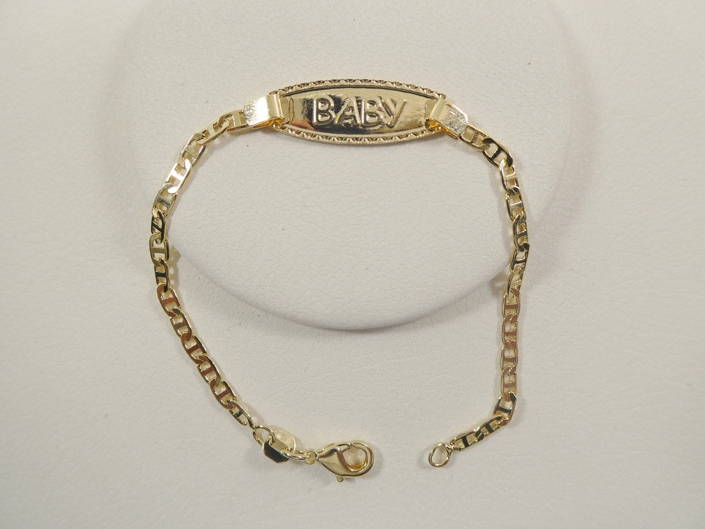 6 inch 18k Gold Filled Baby Bracelet Mariner Style