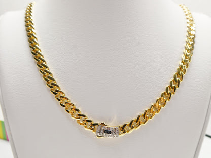 6mm Monaco Link Chain Necklace Bracelet Moissanite Real 925 Sterling Silver