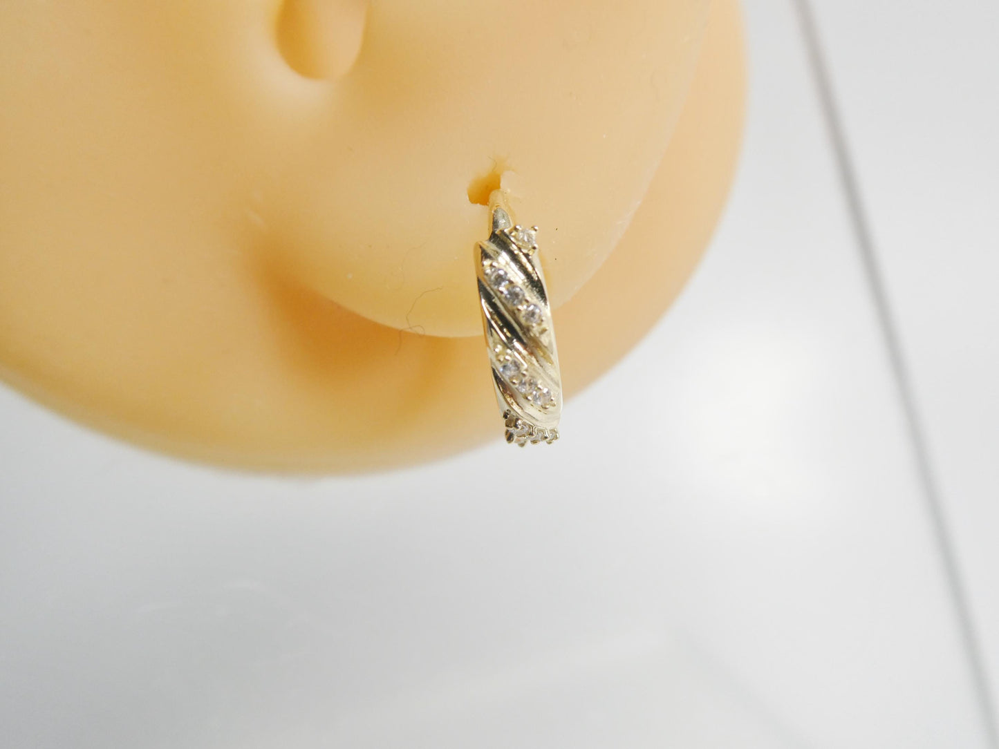 Real 10k Solid Yellow Gold Designer Earrings