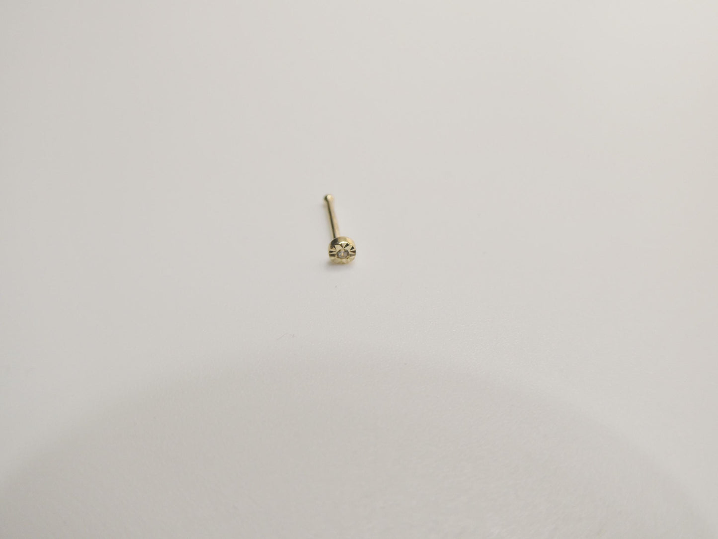 14k Real Solid Yellow Gold Small Tiny Nose Rings