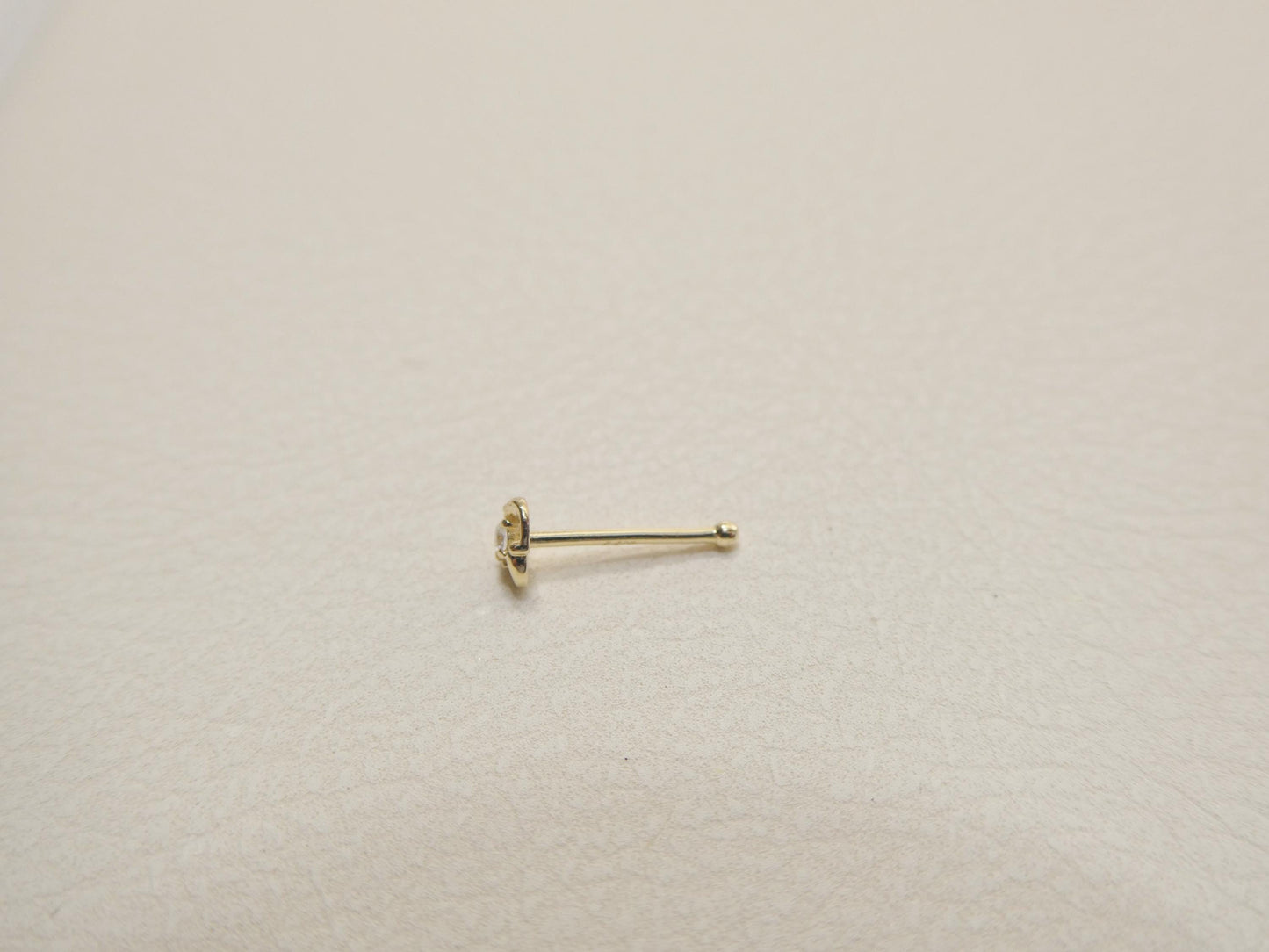 14k Real Solid Yellow Gold Small Nose Rings