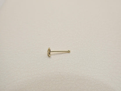 14k Real Solid Yellow Gold Small Nose Rings