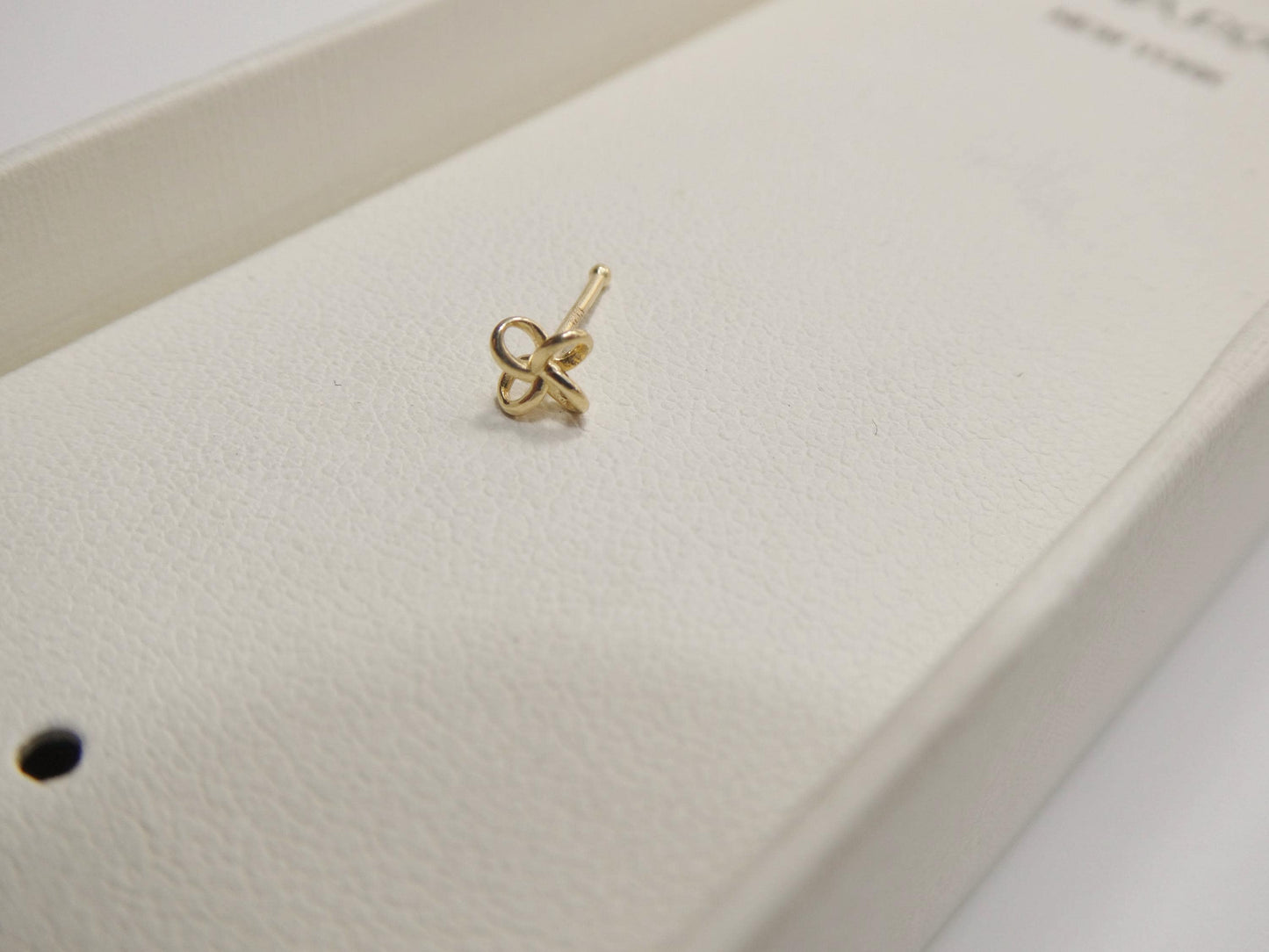 14k Real Solid Yellow Gold Flower Nose Rings