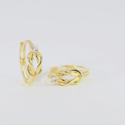Real 10k Solid Yellow Gold Fancy Hoop Huggies Earrings